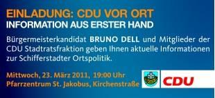 CDU vor Ort am 23. März 2011 - CDU vor Ort am 23. März 2011